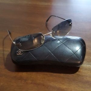 Authentic Vintage Chanel Sunglasses w/ Case